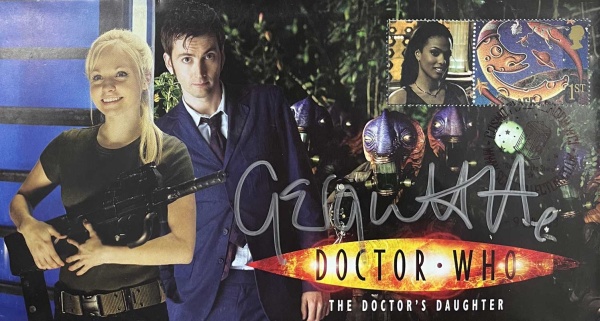 Doctor Who 2008 Series 4 Episode 6 The Doctor's Daughter Collectors Stamp Cover Signed GEORGIA MOFFAT