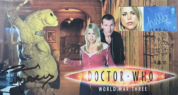 Doctor Who 2005 Series 1 Episode 5 World War Three Collectors Stamp Cover Signed PAUL KASEY