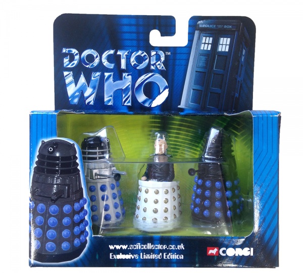 Doctor Who Corgi Dalek and Davros Set Exclusive Limited Edition DAMAGED PACKAGING