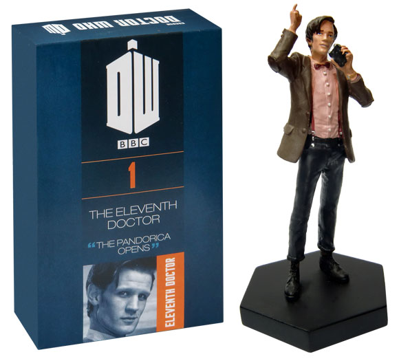 Doctor Who Figure 11th Doctor Who Matt Smith Eaglemoss Boxed Model Issue #1 DAMAGED PACKAGING