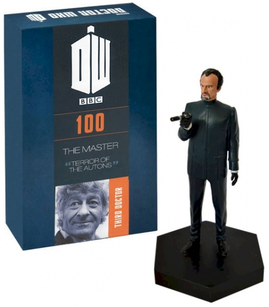 Doctor Who Figure The Master Roger Delgardo Eaglemoss Boxed Model Issue #100