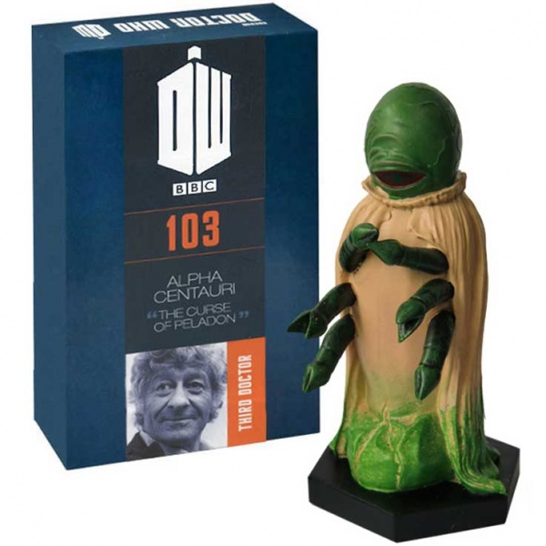 Doctor Who Figure Alpha Centuri Eaglemoss Boxed Model Issue #103