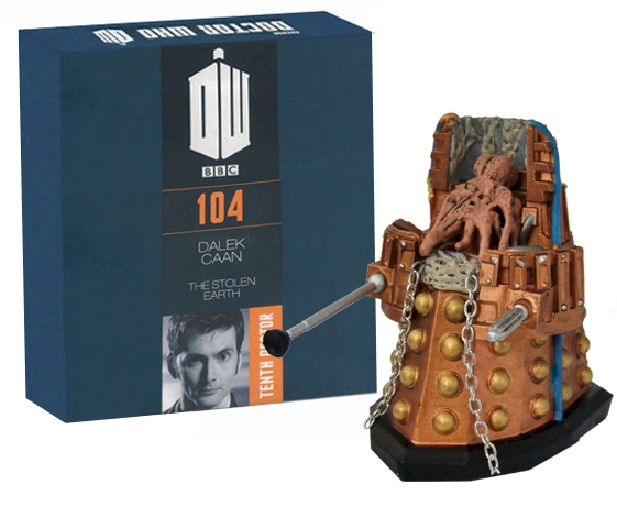 BUYING £15 Doctor Who Figure Dalek Caan RARE Eaglemoss Boxed Model Issue #104 DAMAGED PACKAGING