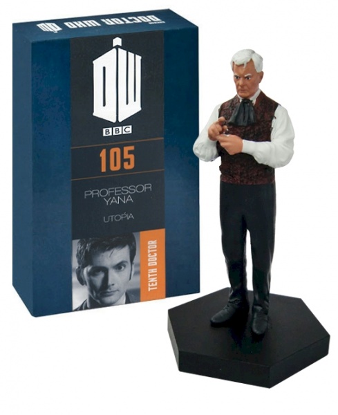 Doctor Who Figure Professor Yana Eaglemoss Boxed Model Issue #105 DAMAGED PACKAGING