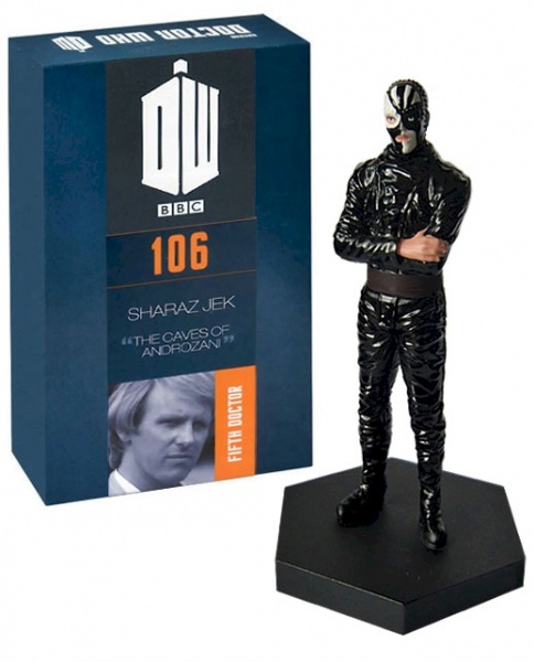 Doctor Who Figure Sharaz Jek Eaglemoss Boxed Model Issue #106 DAMAGED PACKAGING