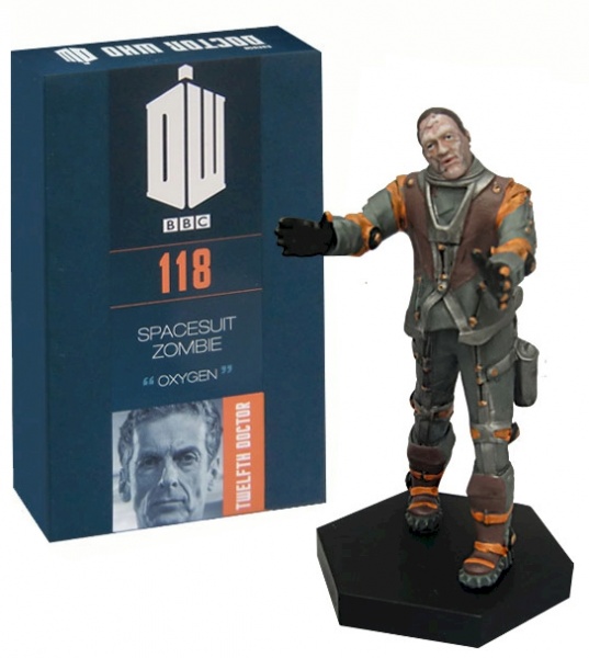Doctor Who Figure Spacesuit Zombie Eaglemoss Boxed Model Issue #118