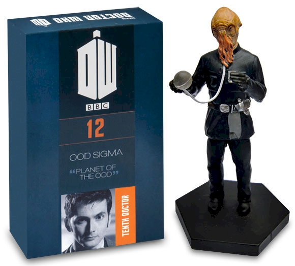 Doctor Who Figure Ood Sigma Eaglemoss Boxed Model Issue #12 DAMAGED PACKAGING