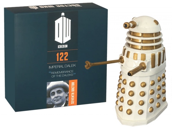 Doctor Who Figure Imperial Dalek Remembrance Eaglemoss Boxed Model Issue #122 DAMAGED PACKAGING