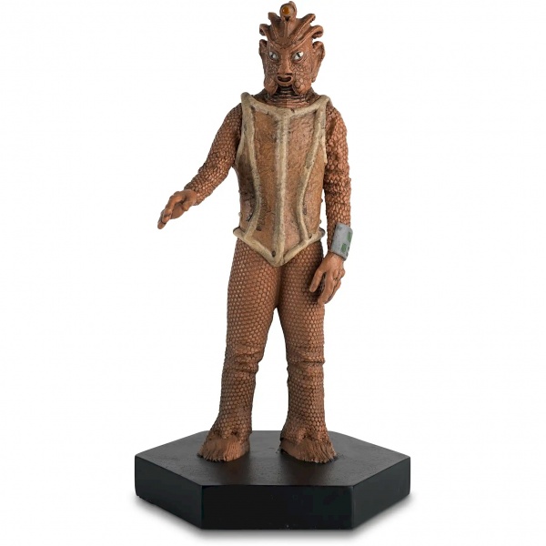 Doctor Who Figure Silurian Warriors Of The Deep Eaglemoss Boxed Model Issue #125 DAMAGED PACKAGING