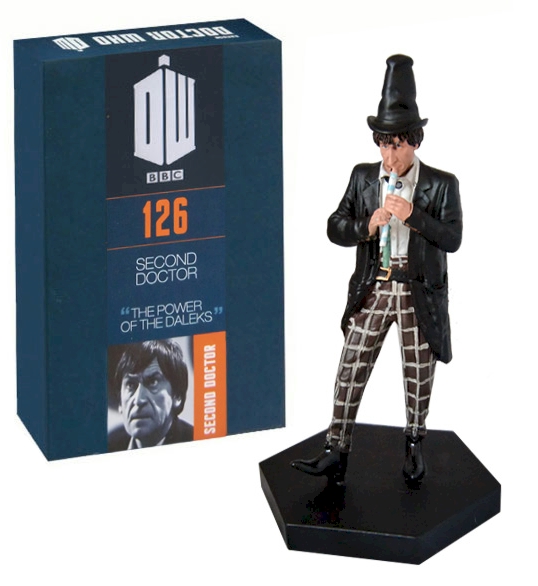 Doctor Who Figure Second Doctor Patrick Troughton Eaglemoss Boxed Model Issue #126