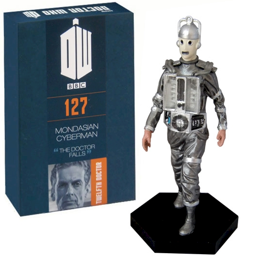 Doctor Who Figure Mondasian Cyberman Eaglemoss Boxed Model Issue #127 DAMAGED PACKAGING