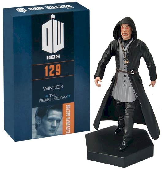 Doctor Who Figure Winder Eaglemoss Boxed Model Issue #129 DAMAGED PACKAGING