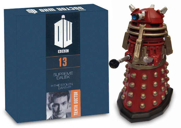 Doctor Who Figure Supreme Dalek Eaglemoss Boxed Model Issue #13 DAMAGED PACKAGING