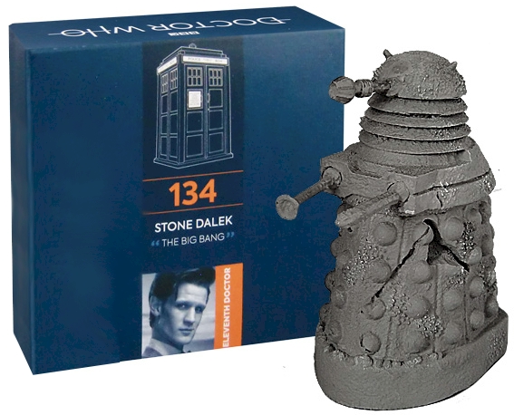 Doctor Who Figure Stone Dalek Eaglemoss Boxed Model Issue #134