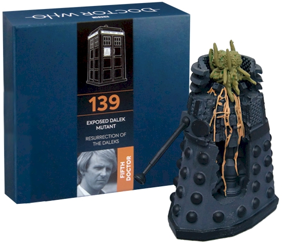 Doctor Who Figure Exposed Dalek Mutant Kaled Eaglemoss Boxed Model Issue #139 DAMAGED PACKAGING