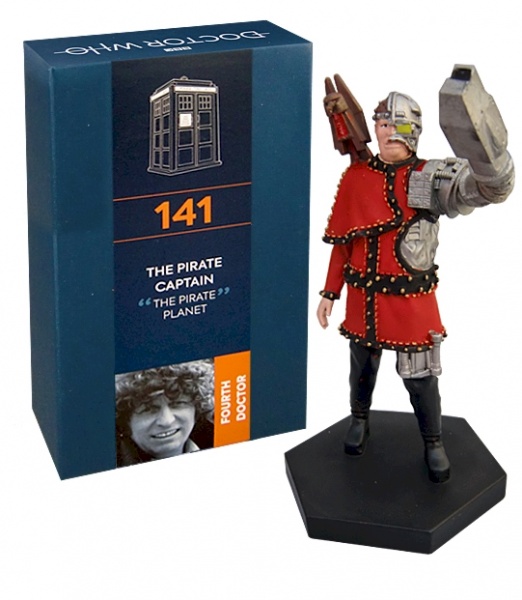Doctor Who Figure Pirate Captain Eaglemoss Boxed Model Issue #141