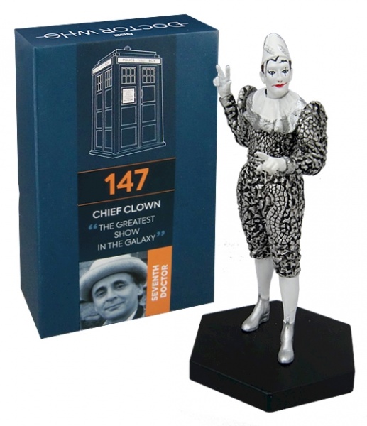Doctor Who Figure Chief Clown Eaglemoss Boxed Model Issue #147 DAMAGED PACKAGING