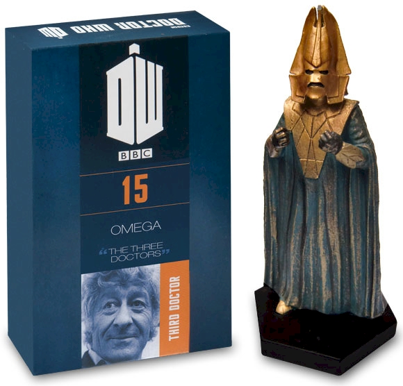 Doctor Who Figure Omega Eaglemoss Boxed Model Issue #15 DAMAGED PACKAGING