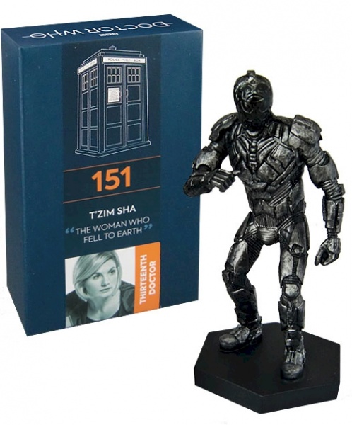 Doctor Who Figure Tzim-Sha the Stenza Warlord Eaglemoss Boxed Model Issue #151