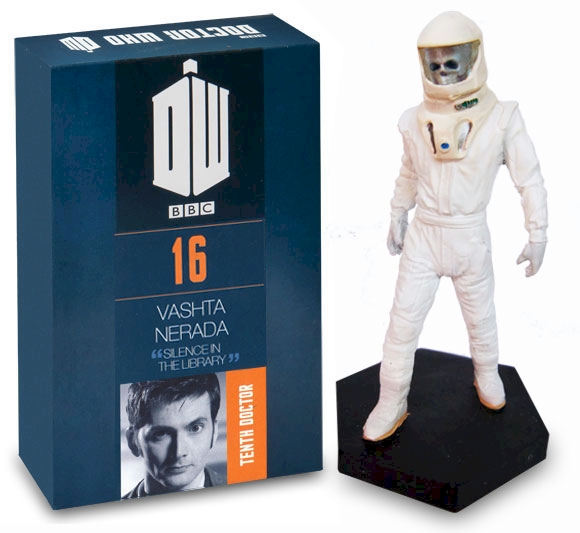 Doctor Who Figure Vashta Nerada Eaglemoss Boxed Model Issue #16 DAMAGED PACKAGING