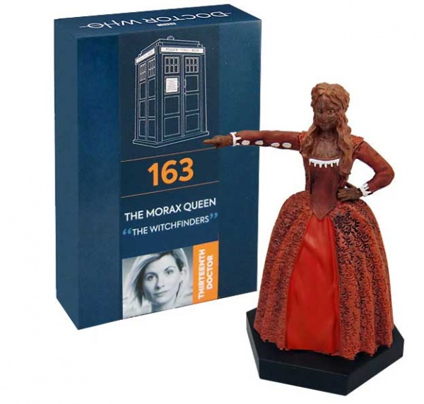Doctor Who Figure Morax Queen Eaglemoss Boxed Model Issue #163 DAMAGED PACKAGING