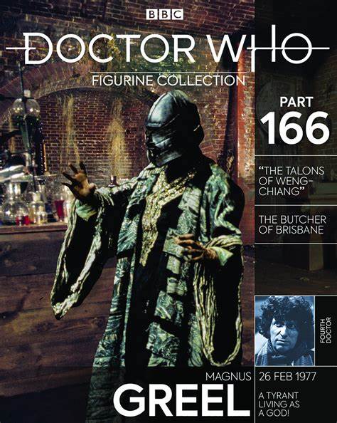 Doctor Who Figure Magnus Greel from The Talons of Weng Chiang Eaglemoss Boxed Model Issue #166