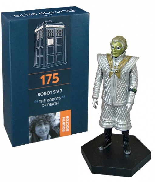 Doctor Who Figure Super Voc Robot SV7 Eaglemoss Boxed Model Issue #175
