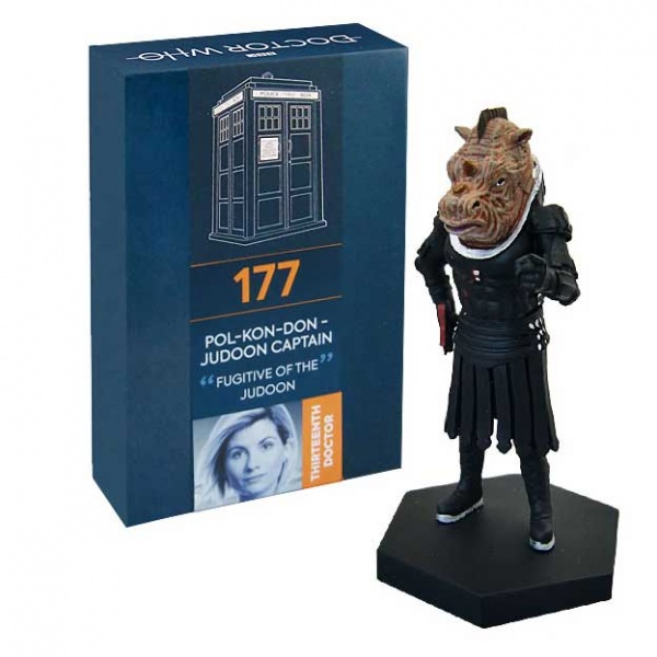 Doctor Who Figure Judoon Captain Pol Kon Don Eaglemoss Boxed Model Issue 177