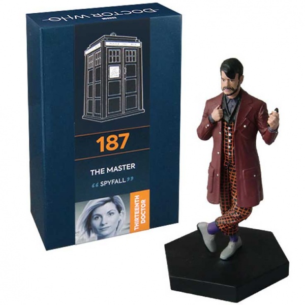 Doctor Who Figure The Master Eaglemoss Boxed Model Issue #187