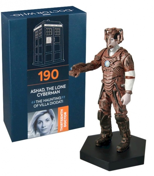 Doctor Who Figure Ashad the Lone Cyberman Eaglemoss Boxed Model Issue #190