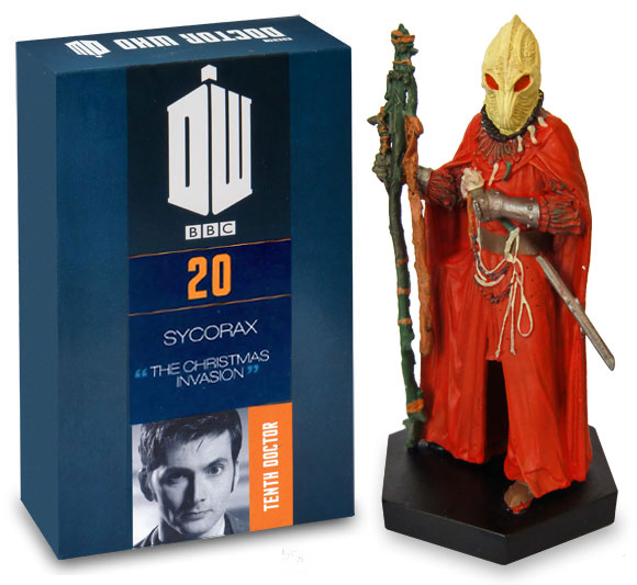 Doctor Who Figure Sycorax Eaglemoss Boxed Model Issue #20 DAMAGED PACKAGING