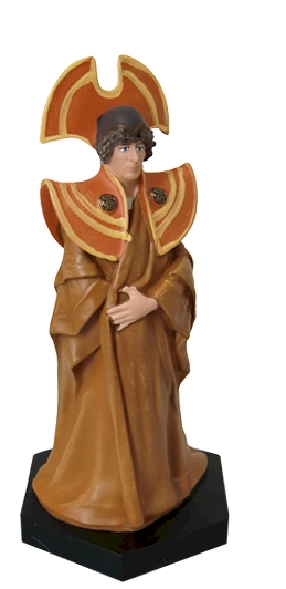 Doctor Who Figure 4th Tom Baker in Time Lord Robes from The Deadly Assassin Eaglemoss Boxed Model Issue #200