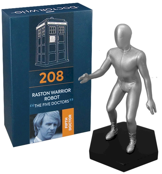 Doctor Who Figure Raston Warrior Robot Eaglemoss Boxed Model Issue #208