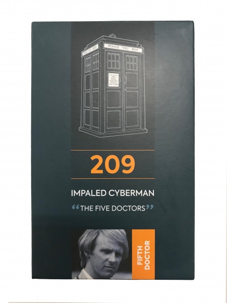Doctor Who Figure Impaled Cyberman The Five Doctors Eaglemoss Boxed Model Issue #209