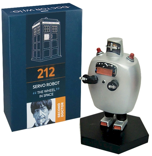 Doctor Who Figure Servo Robot Eaglemoss Boxed Model Issue #212