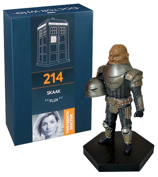 Doctor Who Figure Sontaran Skaak Eaglemoss Boxed Model Issue #214 DAMAGED PACKAGING