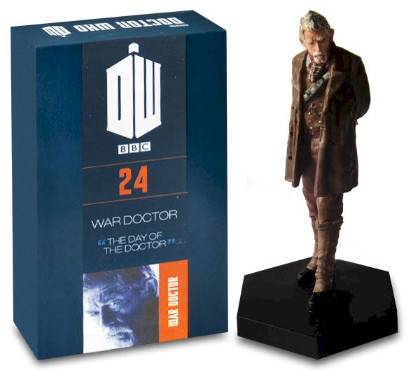 Doctor Who Figure The War Doctor Eaglemoss Boxed Model Issue #24 DAMAGED PACKAGING