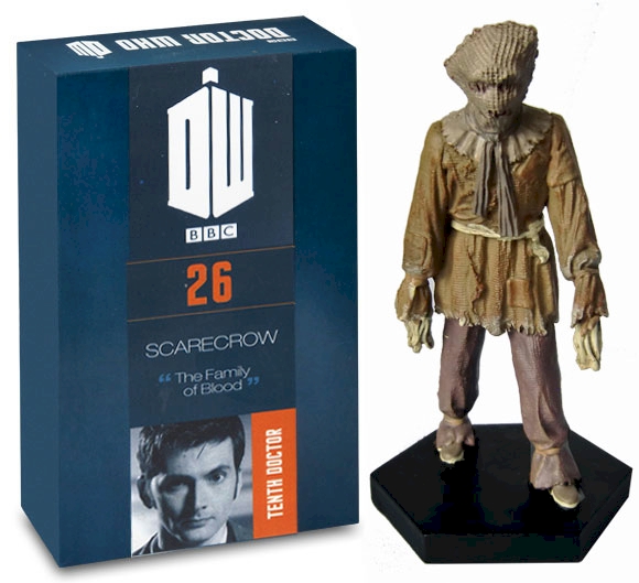 Doctor Who Figure Scarecrow Eaglemoss Boxed Model Issue #26 DAMAGED PACKAGING