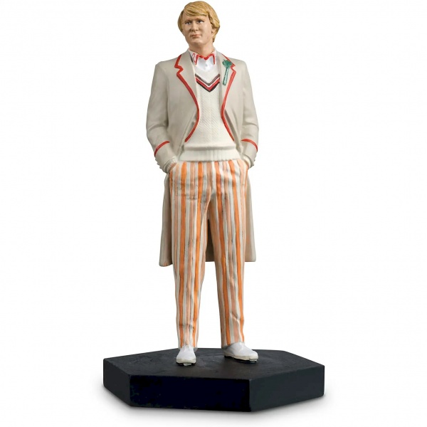 Doctor Who Figure Fifth Doctor Peter Davison Eaglemoss Boxed Model Issue #34 DAMAGED PACKAGING