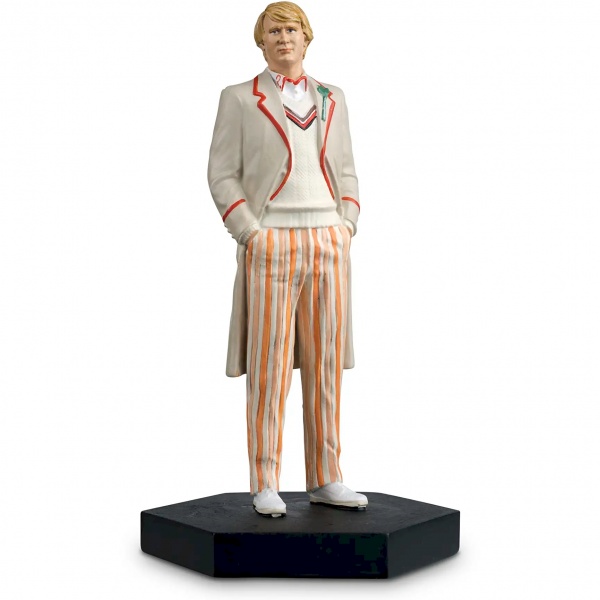 Doctor Who Figure Fifth Doctor Peter Davison Eaglemoss Boxed Model Issue #34