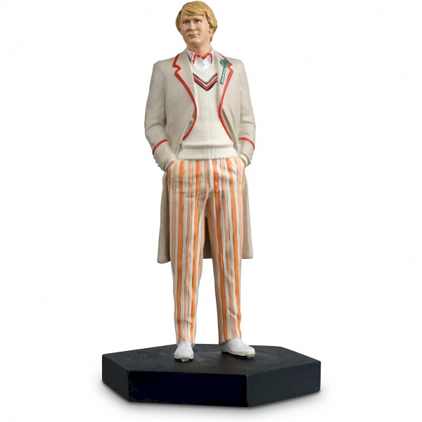 Doctor Who Figure Fifth Doctor Peter Davison Eaglemoss Boxed Model Issue #34