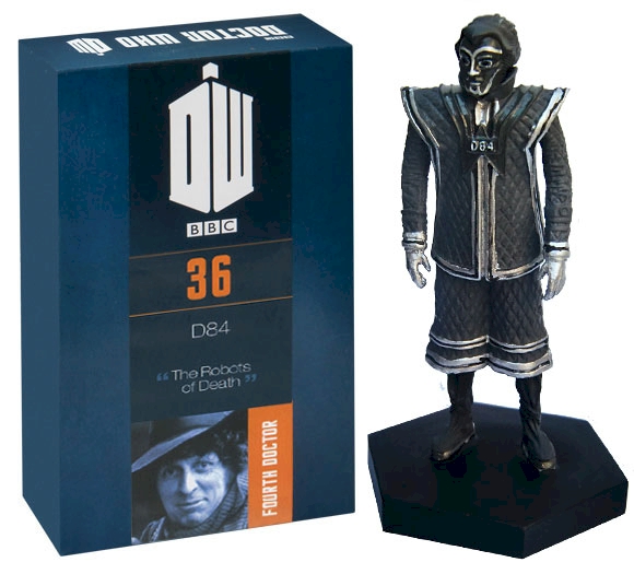 Doctor Who Figure D84 Robot Eaglemoss Boxed Model Issue #36