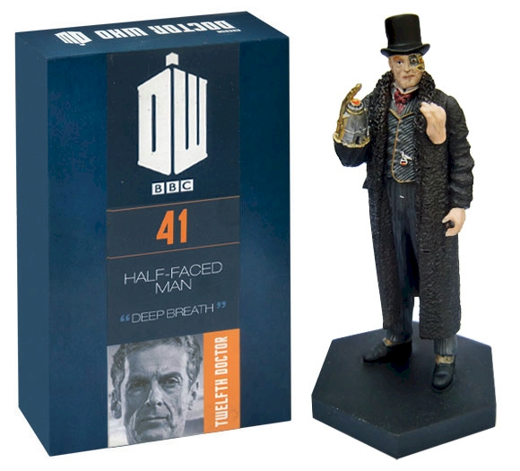 Doctor Who Figure Half-Face Man Eaglemoss Boxed Model Issue #41