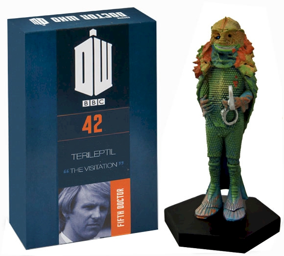 Doctor Who Figure Terileptil Leader Eaglemoss Boxed Model Issue #42 DAMAGED PACKAGING