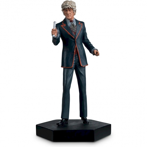 Doctor Who Figure Third Doctor Jon Pertwee Eaglemoss Boxed Model Issue #47 DAMAGED PACKAGING