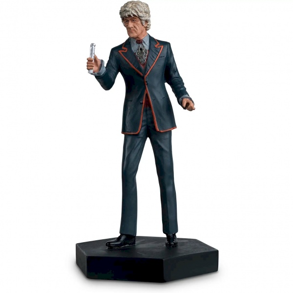 Doctor Who Figure Third Doctor Jon Pertwee Eaglemoss Boxed Model Issue #47 DAMAGED PACKAGING