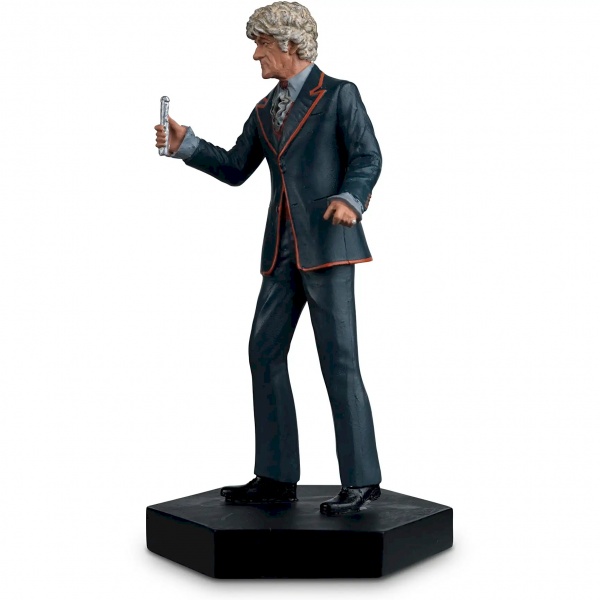 Doctor Who Figure Third Doctor Jon Pertwee Eaglemoss Boxed Model Issue #47 DAMAGED PACKAGING