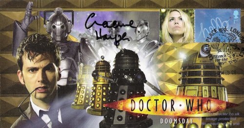 Doctor Who 2006 Series 2 Episode 13 Doomsday Collectible Stamp Cover Signed by Director GRAEME  HARPER