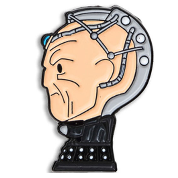 Doctor Who Davros Part Two of Two Doctor & Davros Set Chibi Style Pin Badge