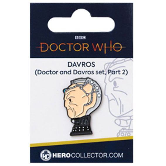 Doctor Who Davros Part Two of Two Doctor & Davros Set Chibi Style Pin Badge